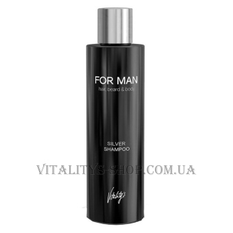 VITALITY'S For Man Silver Shampoo - Антижовтий шампунь для чоловіків