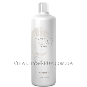 VITALITY’S Deco Activator 30 vol - Активатор 9% для освітлювальних порошків