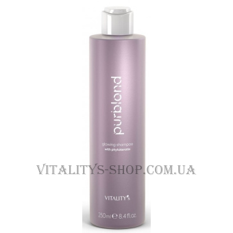 VITALITY’S Purblond Glowing Shampoo - Антижовтий шампунь для фарбованого та натурального волосся