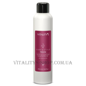 VITALITY'S Care & Style Volume Thick Hair Mousse - Мус для густого волосся