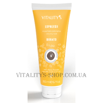 VITALITY'S Espresso Colouring Mask Dorato - Маска відновлююча з тонуючим ефектом 