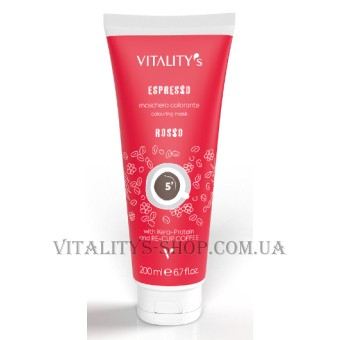 VITALITY'S Espresso Colouring Mask Rosso - Маска відновлююча з тонуючим ефектом 