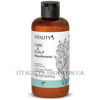 VITALITY’S Care & Scalp Purifying Shampoo - Відновлюючий очищаючий шампунь